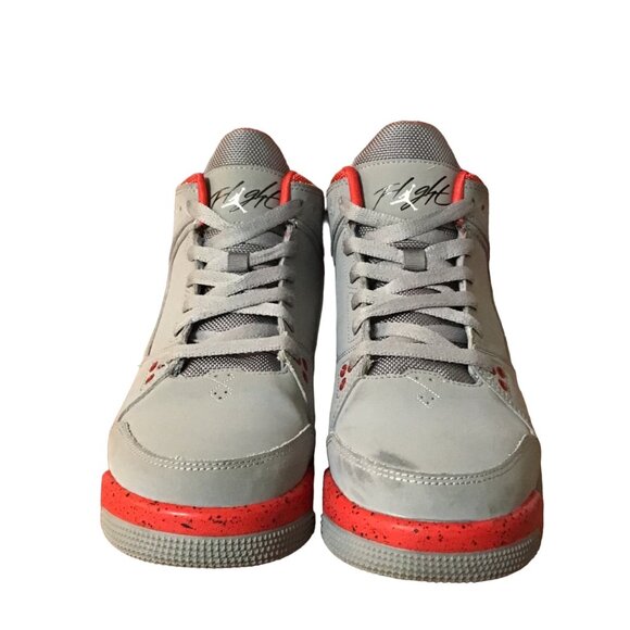 Nike Jordan Flight Origin Retro Youth Mens 6.5 Y Gray Suede Basketball Sneakers - Picture 2 of 11